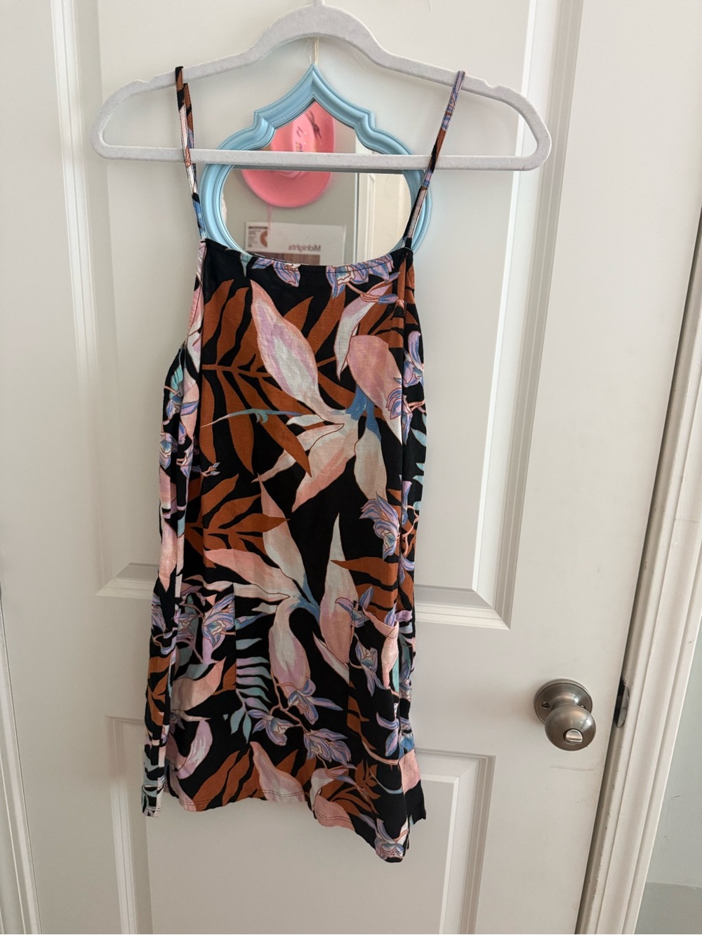 Billabong Black Multi Floral Print Top